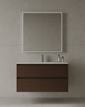 39" Wall Mounted Melamine Vanity With Acrylic Countertop