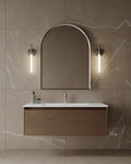 47" Wall Mounted Melamine Vanity With I-Stone Countertop