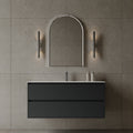 47" Wall-Mounted MDF Vanity with Solid Surface Countertop