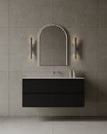 47" Wall-Mounted MDF Vanity with Solid Surface Countertop