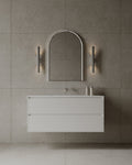 47" Wall-Mounted MDF Vanity with Solid Surface Countertop