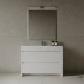 47" Freestanding Melamine Vanity With Solid Surface Basin