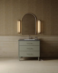 36" Freestanding Shaker Vanity with Porcelain Countertop