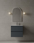 24" Wall-Mounted MDF Vanity with I-Stone Countertop