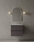 24" Wall-Mounted MDF Vanity with I-Stone Countertop