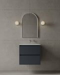 24" Wall-Mounted MDF Vanity with I-Stone Countertop