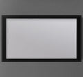 47" Framed Mirror with Shelf in Matte Black or White
