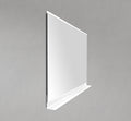 47" Metal Matte Frame Mirror with Shelf