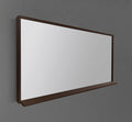 54" Framed Mirror with Shelf