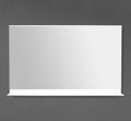 59" Metal Matte Frame Mirror with Shelf