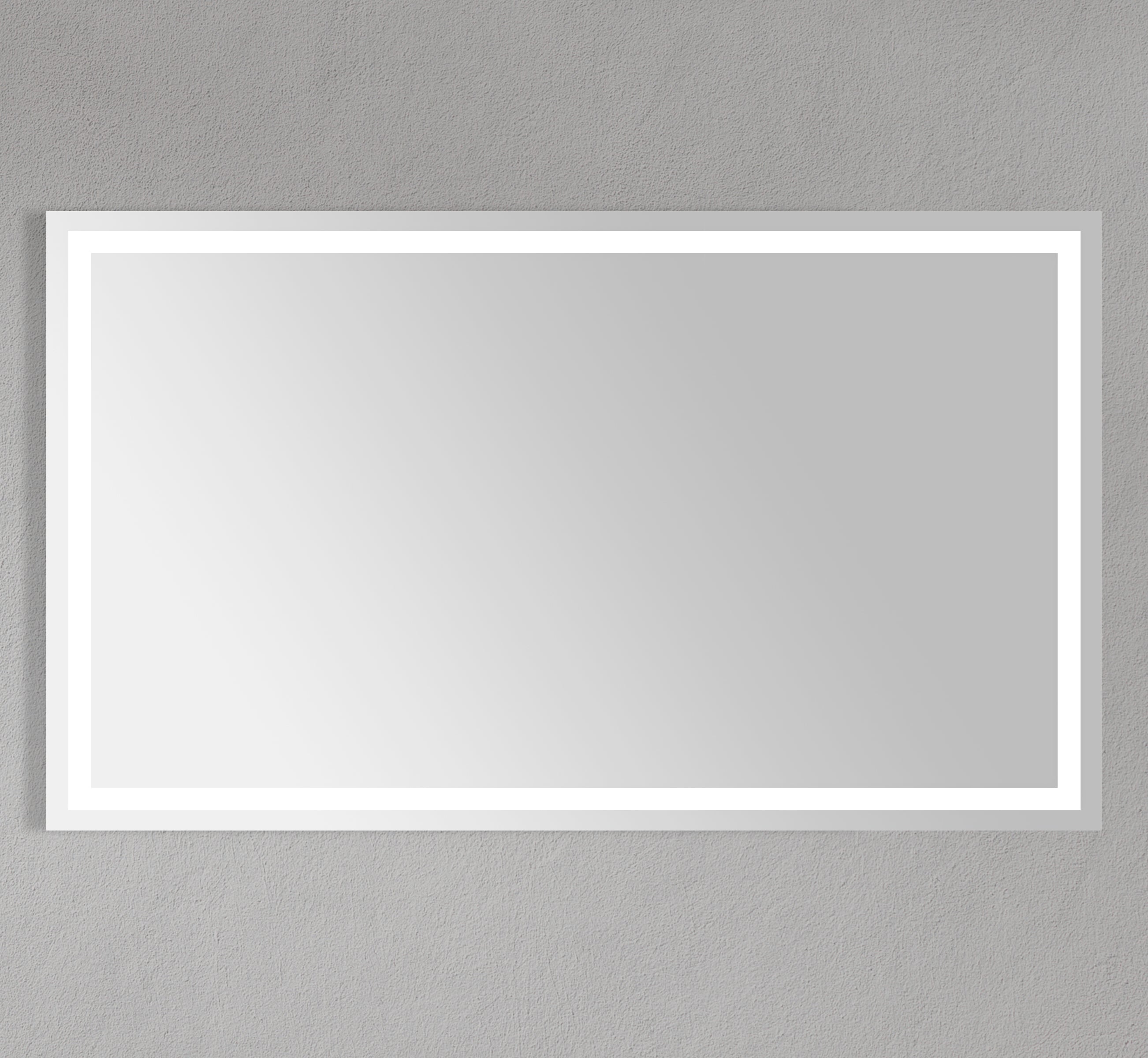 60" Frameless LED Mirror