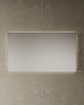 63" Black Framed LED Mirror