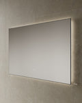 63" Black Framed LED Mirror