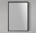 24" Matte White Frame Mirror