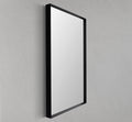 24" Matte White Frame Mirror
