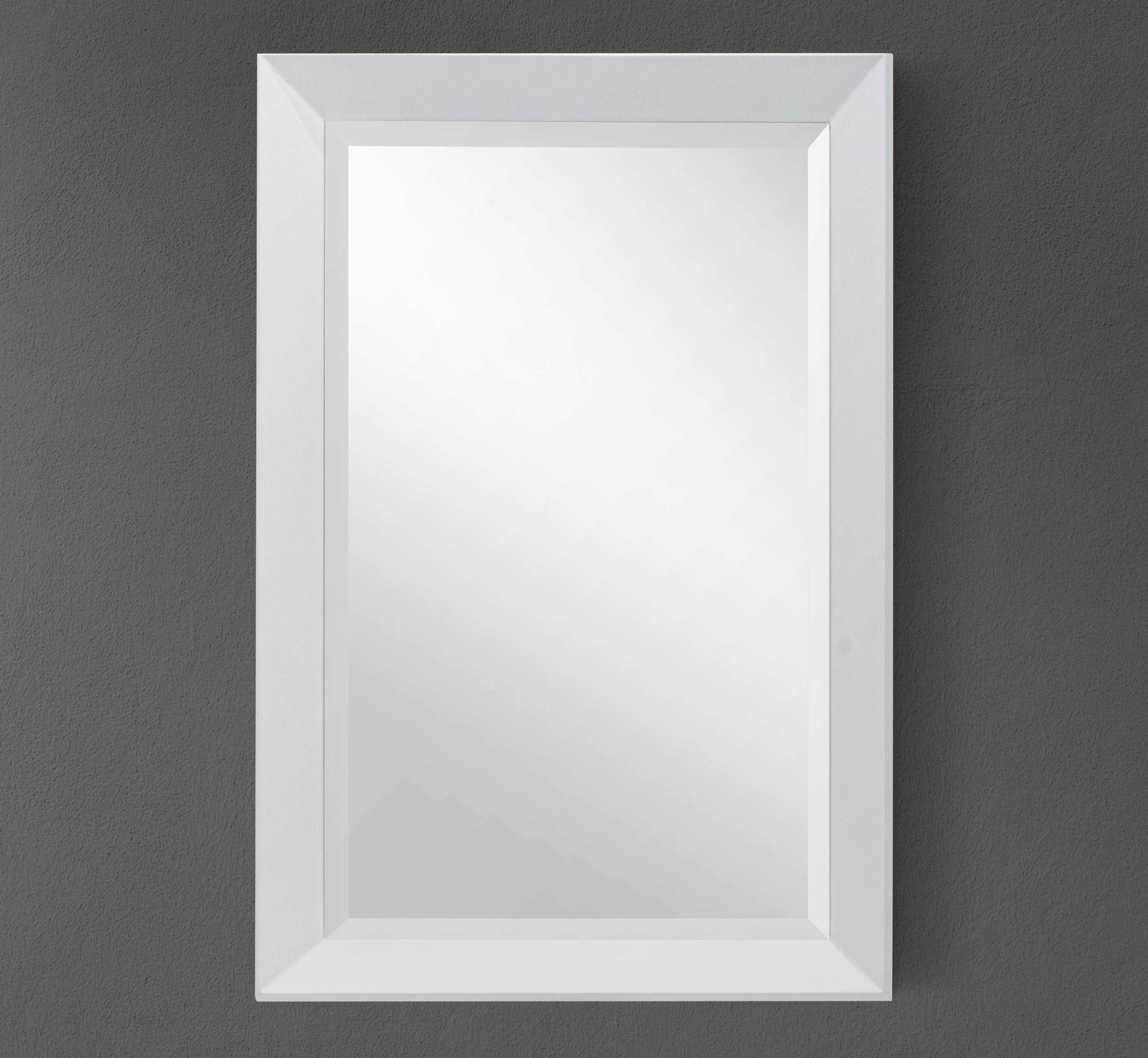 24" Painted Bevelled Framed Mirror
