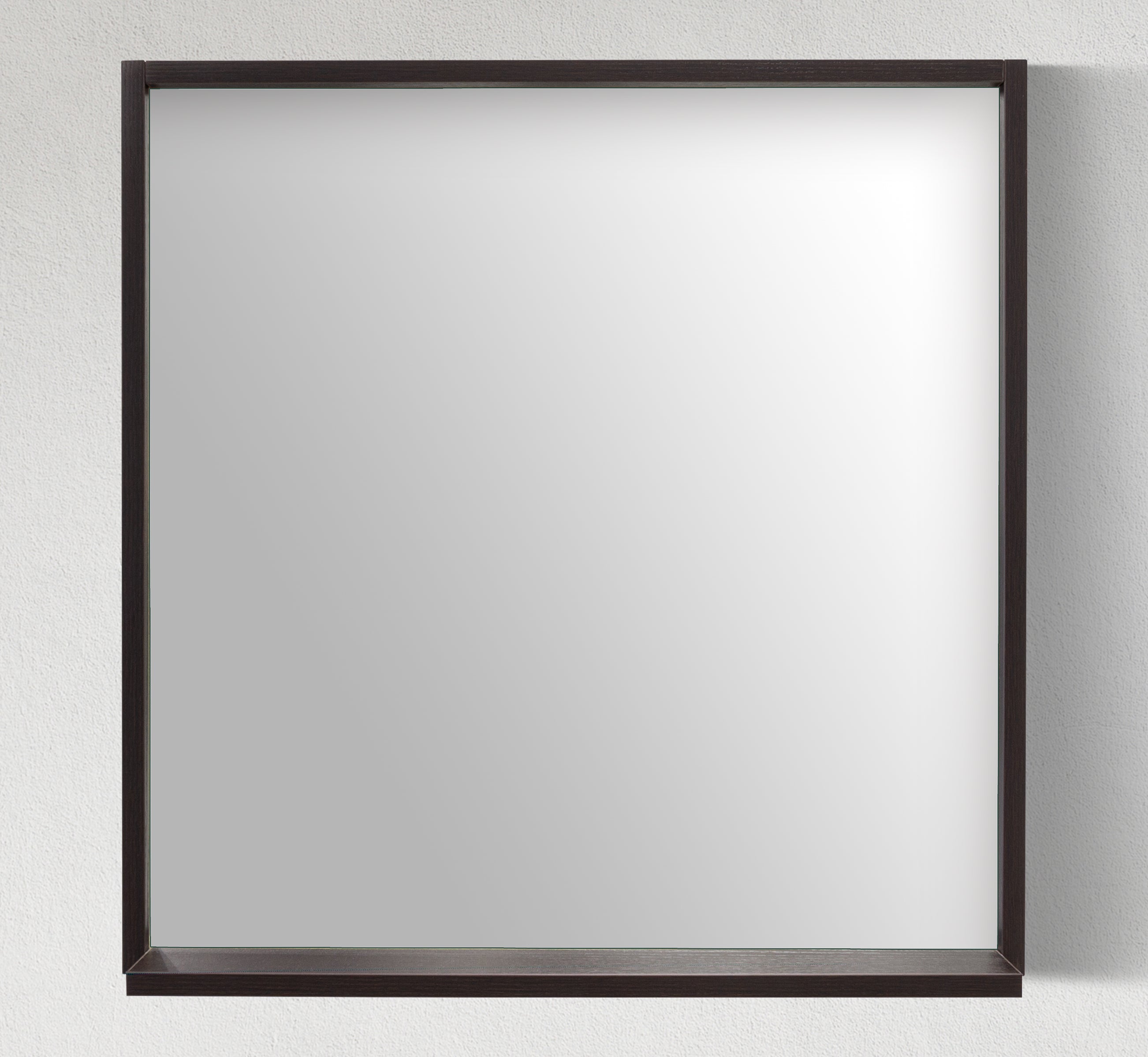 28" Framed Mirror with Shelf