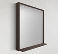 28" Framed Mirror with Shelf