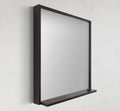 28" Framed Mirror with Shelf