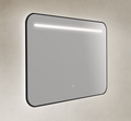 36" Black Framed LED Bathroom Vanity Mirror