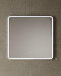 39" LED Framed Istone Rounded Edge Mirror