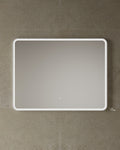 47" LED Framed Istone Rounded Edge Mirror