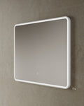 47" LED Framed Istone Rounded Edge Mirror