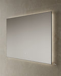 55" Black Framed LED Mirror