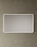 59" LED Framed Istone Rounded Edge Mirror