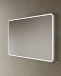59" LED Framed Istone Rounded Edge Mirror