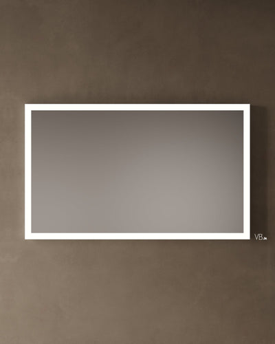 60" Frameless LED Mirror