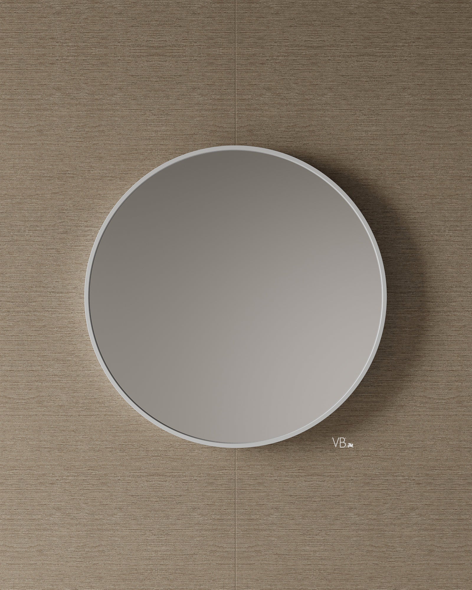 28" Solid Stone Mirror