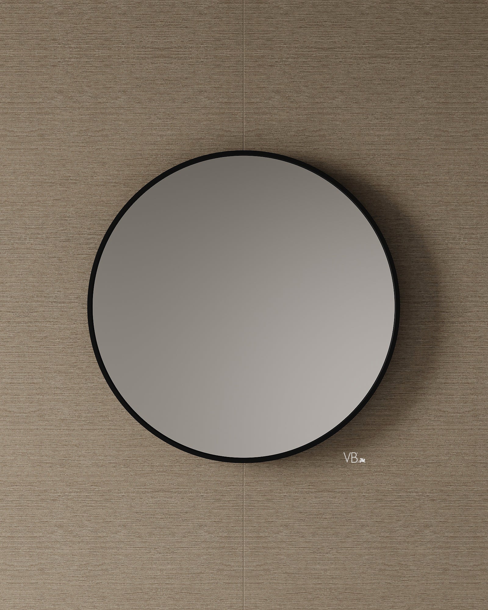 28" Solid Stone Mirror
