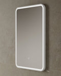 24" LED Framed Istone Rounded Edge Mirror