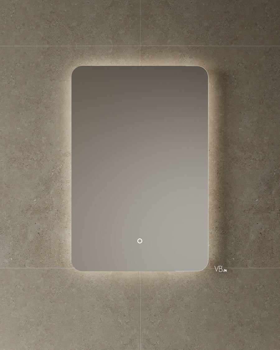24" Frameless LED Mirror