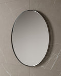 32" Round Chrome Frame Mirror