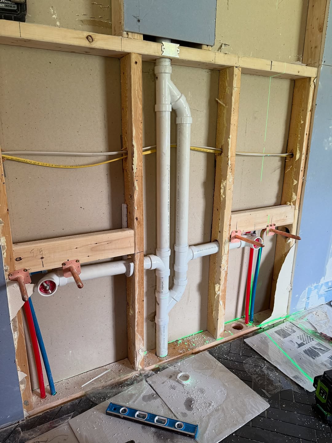 Pvc Pipe Rough In Plumbing Rough-In – TF Renovations