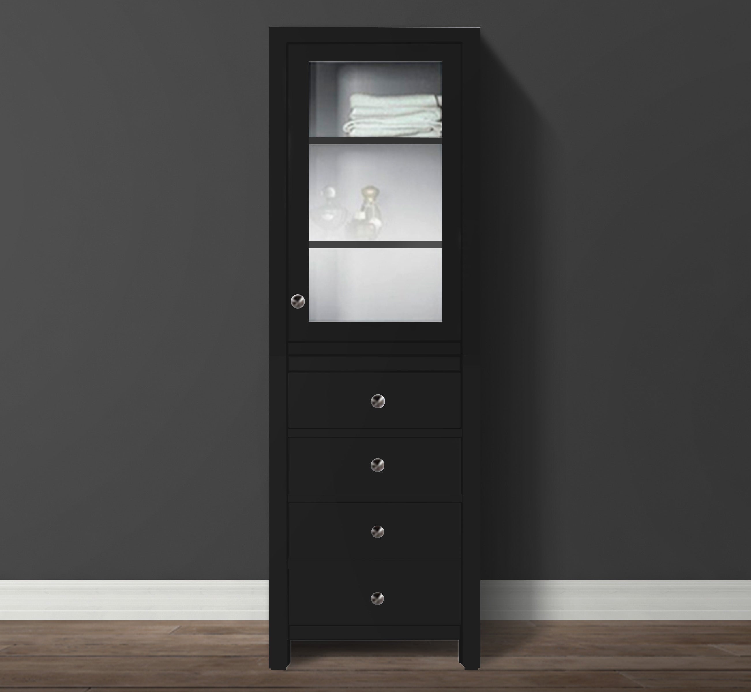 71" Traditional Standing Bathroom Cabinet
