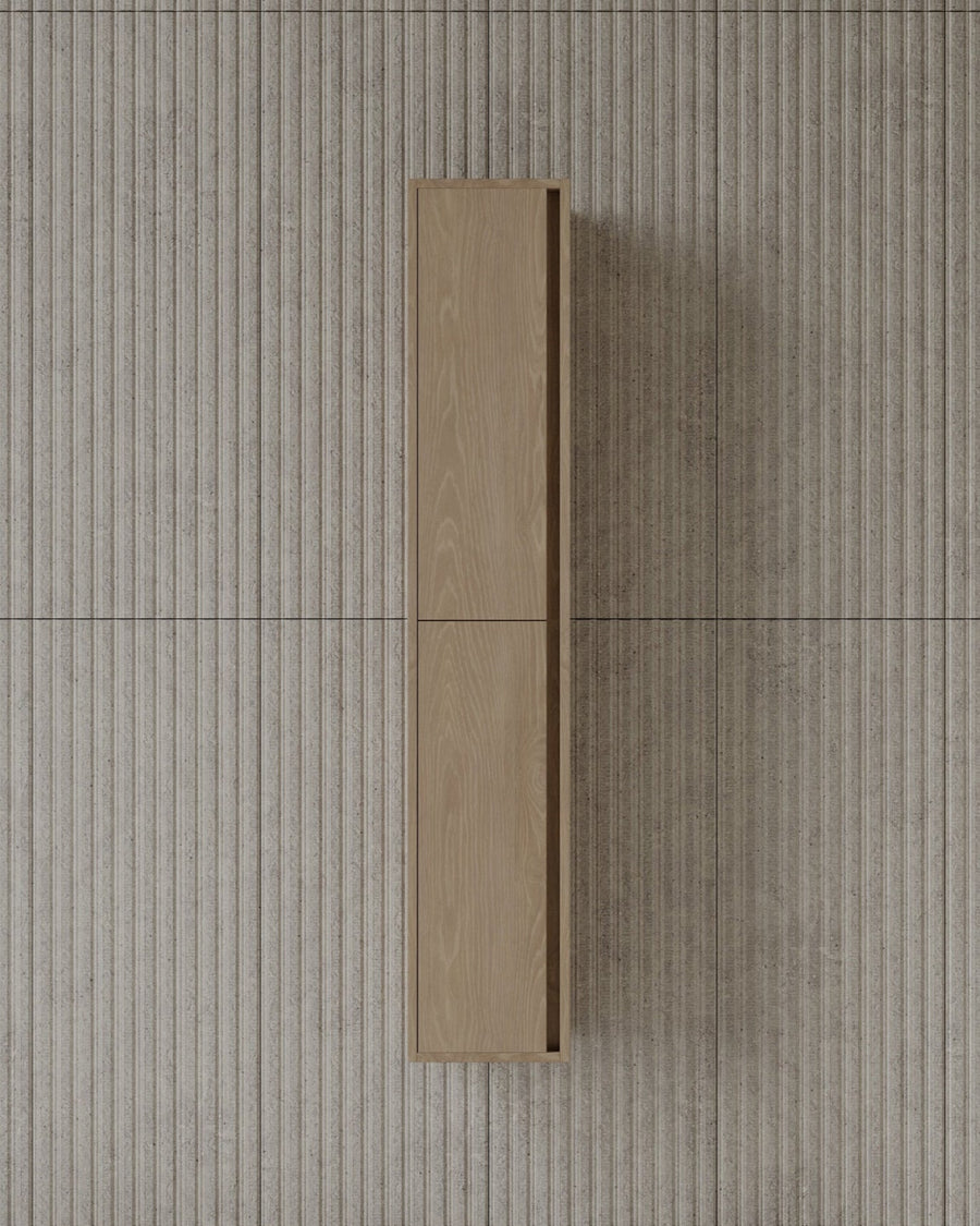 63" Two Door Wood Veneer Cabinet