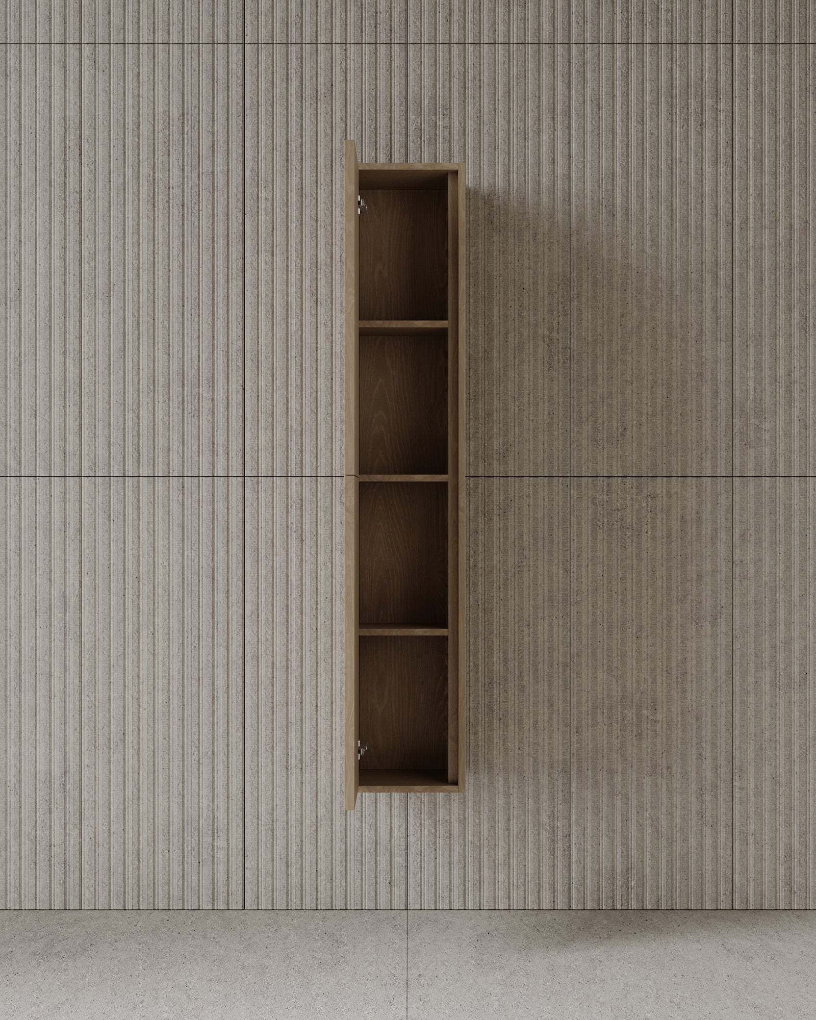 63" Two Door Wood Veneer Cabinet