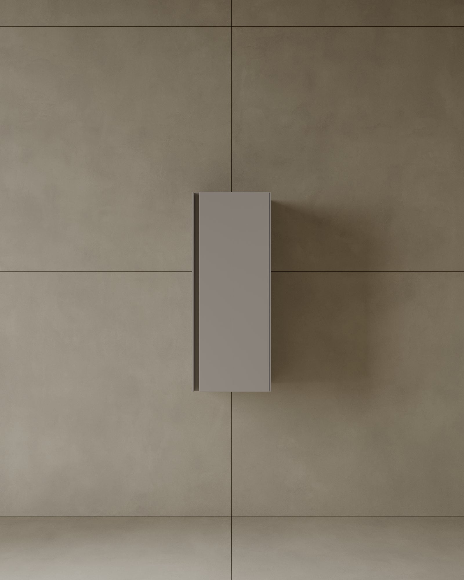 35" Single Door Melamine Cabinet