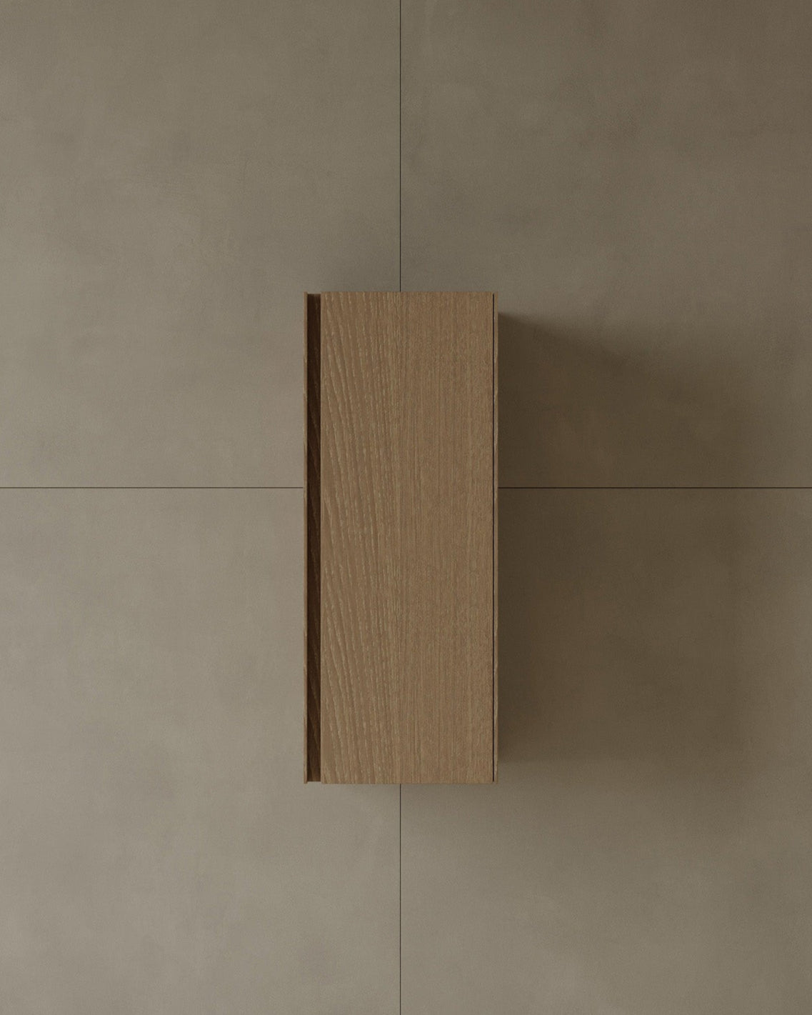 35" Single Door Melamine Cabinet
