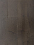 Charcoal Oak Solid Hardwood Flooring plank with deep grey-brown smooth finish – TF Renovations Mississauga
