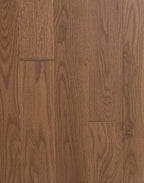 Classic Walnut Solid Hardwood Flooring plank with warm medium-brown smooth finish – TF Renovations Mississauga