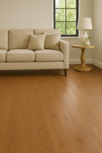Classic Walnut 3/4″ solid hardwood flooring in Oakville versatile living room renovation