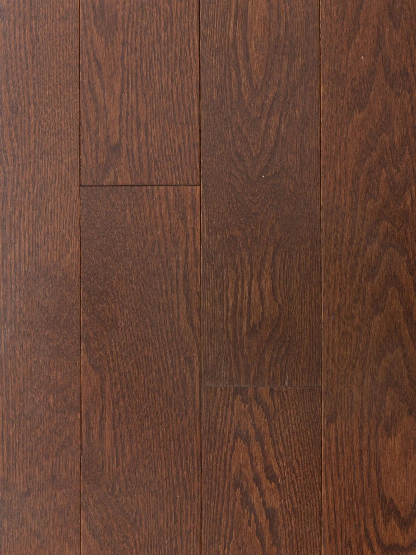 Dark Chestnut Solid Hardwood Flooring plank with rich deep brown smooth finish – TF Renovations Mississauga