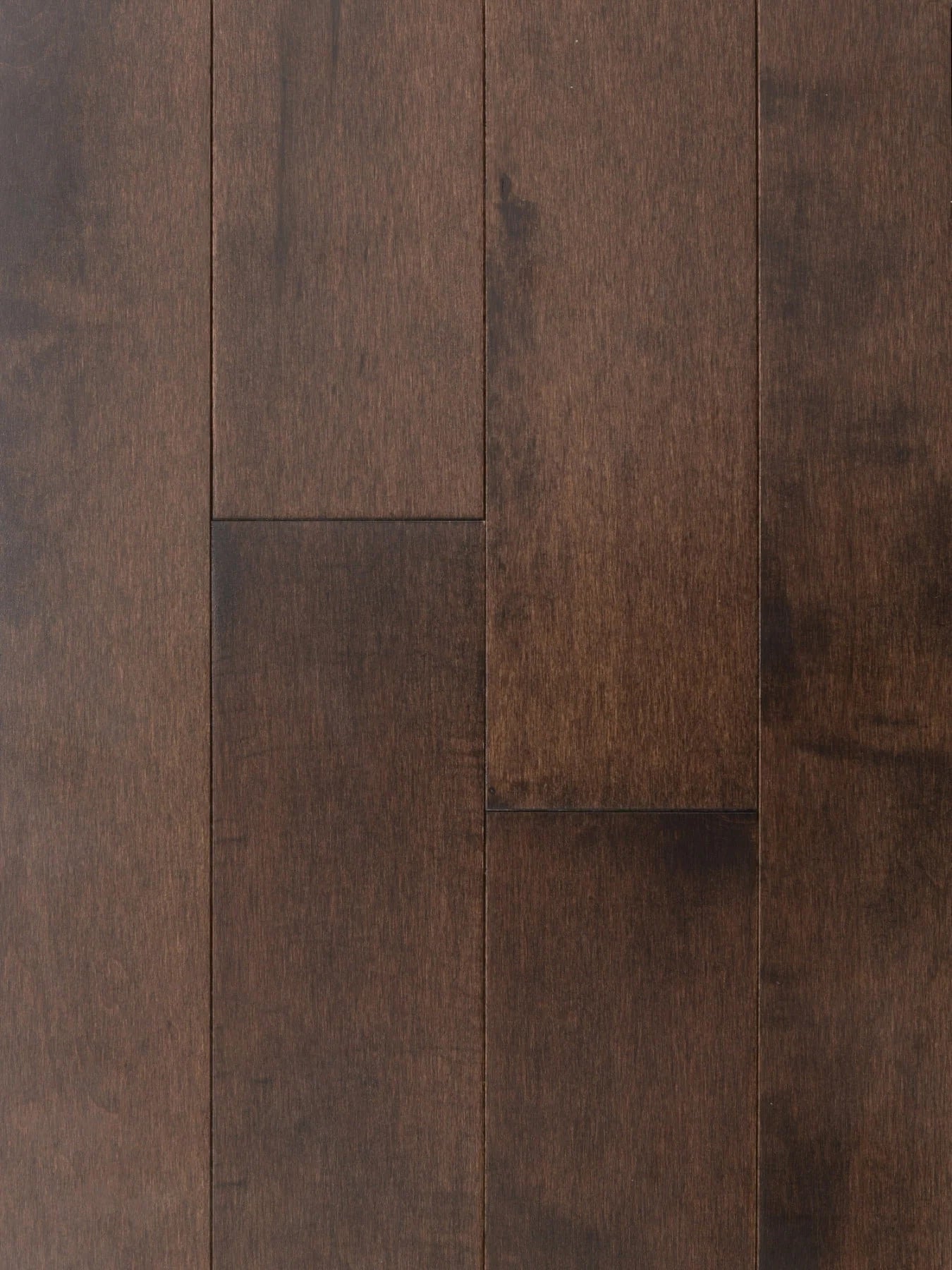 Espresso Noir Solid Hardwood Flooring plank with deep espresso-brown smooth finish – TF Renovations Mississauga