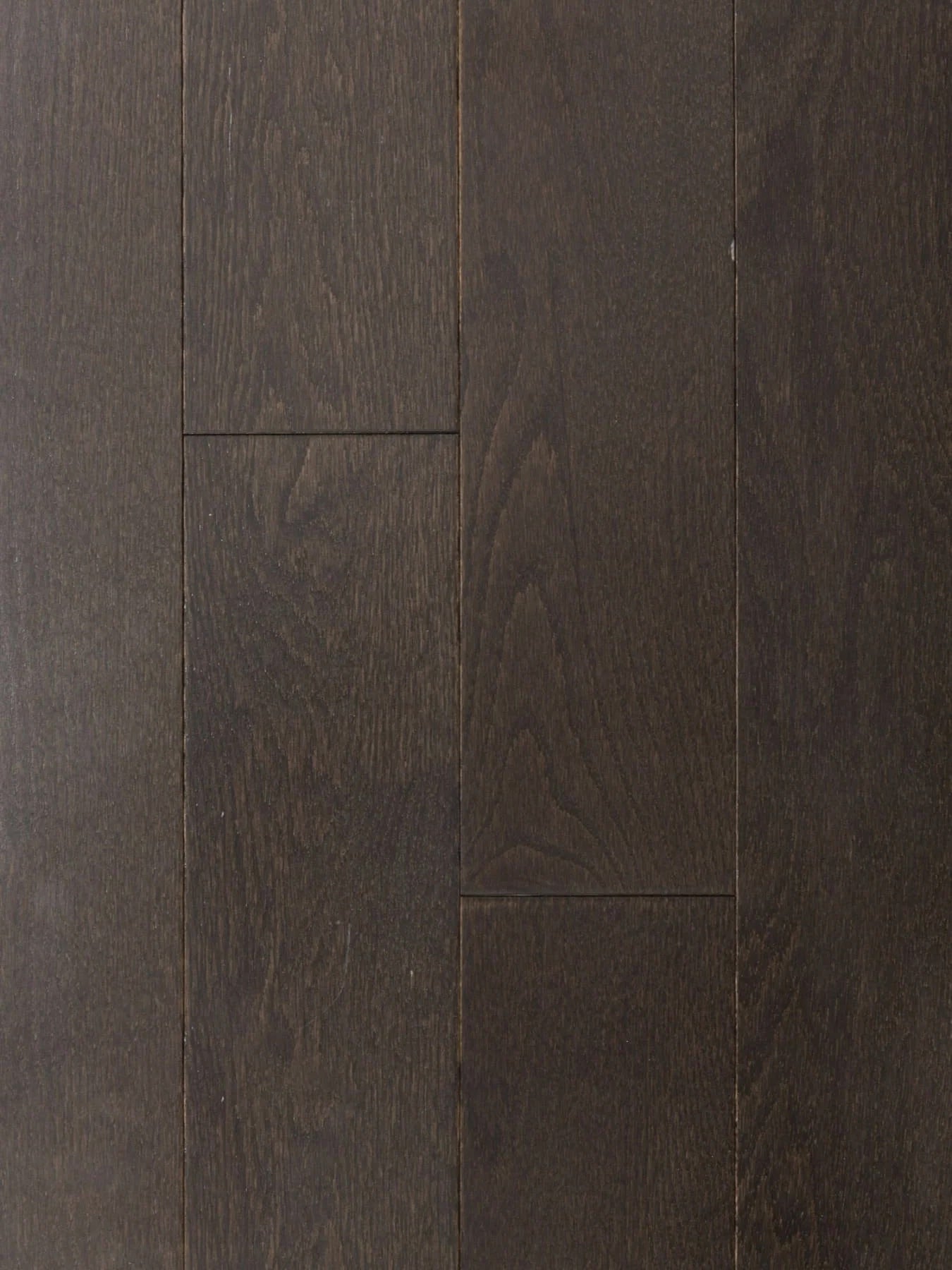 Midnight Espresso Oak Solid Hardwood Flooring plank with deep espresso-brown smooth finish – TF Renovations Mississauga