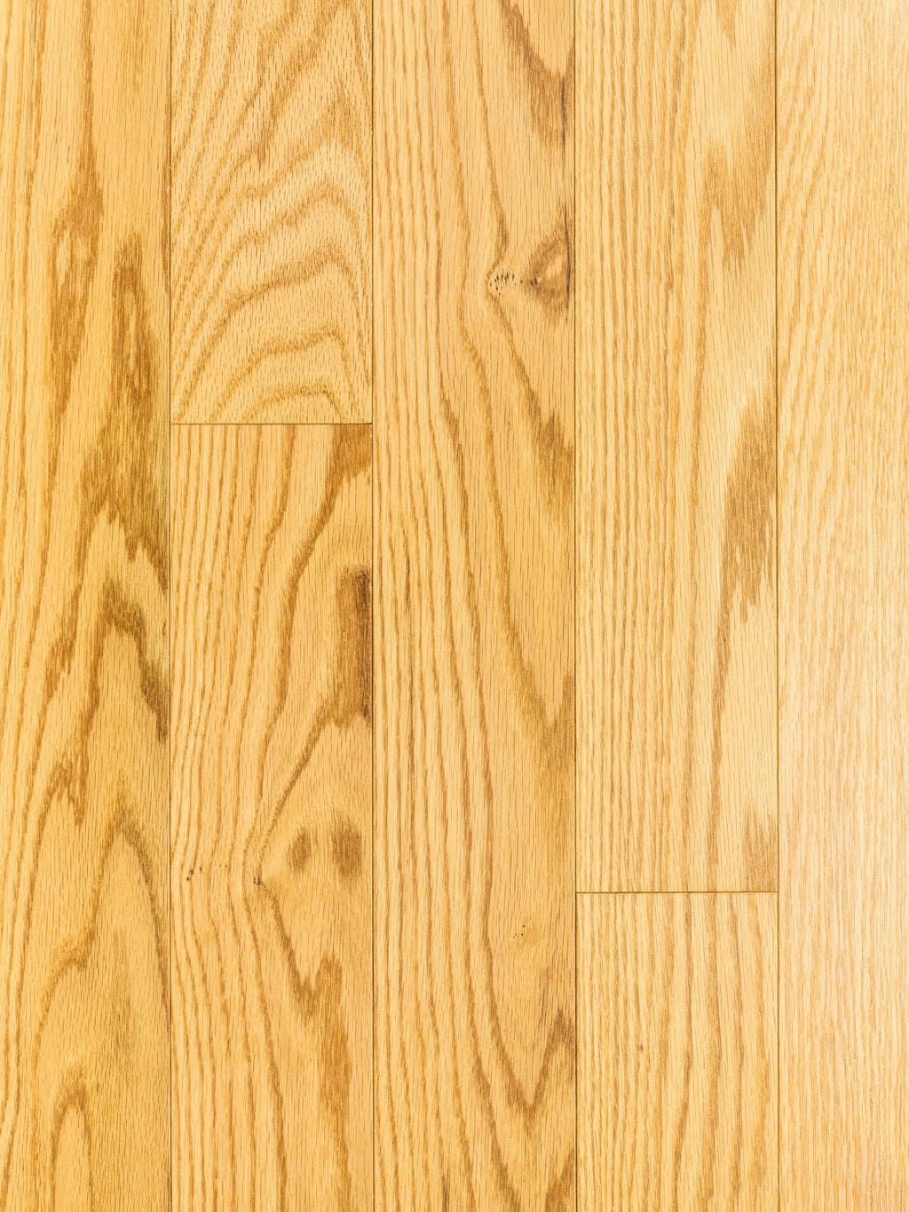Natural Honey Oak Solid Hardwood Flooring plank with light honey-gold smooth finish – TF Renovations Mississauga