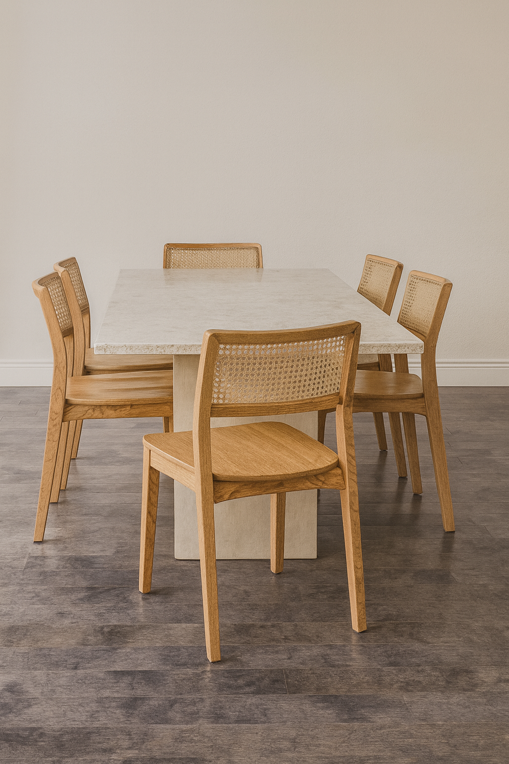 Silver Drift Oak 3/4″ solid hardwood flooring in Milton modern dining room renovation